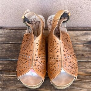 Brown Leather Women's Sandals